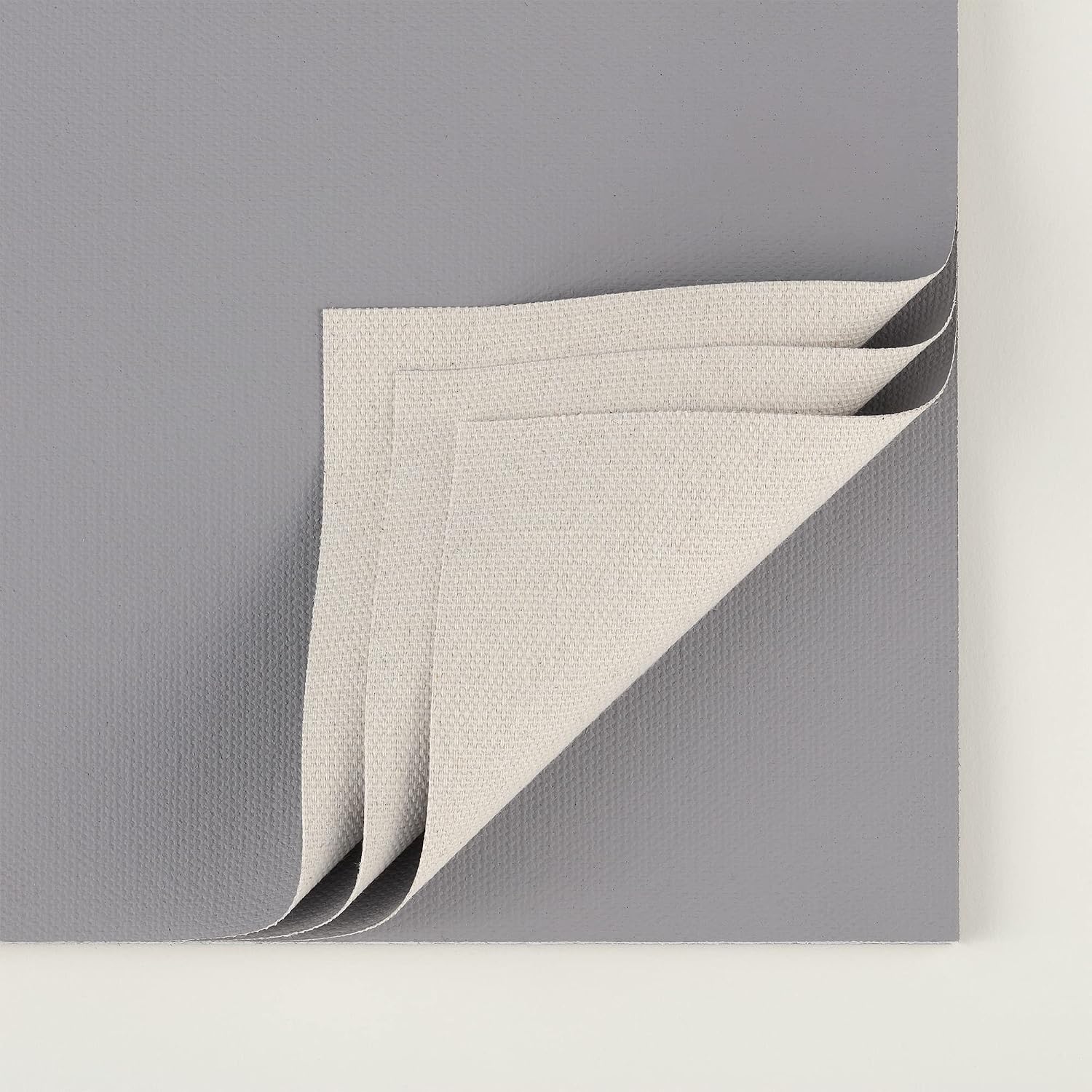 Paramount Pro-Tones All-Media Toned Canvas Pads - Triple-Primed Toned Canvas Pads for Acrylic, Oil, Gouache, & More! - [Studio Grey - 8x8] image 3