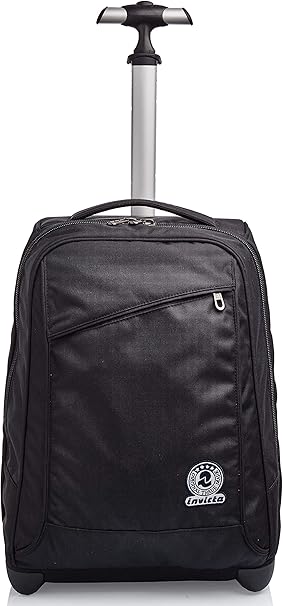 Zaino Trolley Scuola Invicta Benin Solid | Nero | 38 Litri | Porta Laptop 14 Pollici | Ecologico - Foto 8