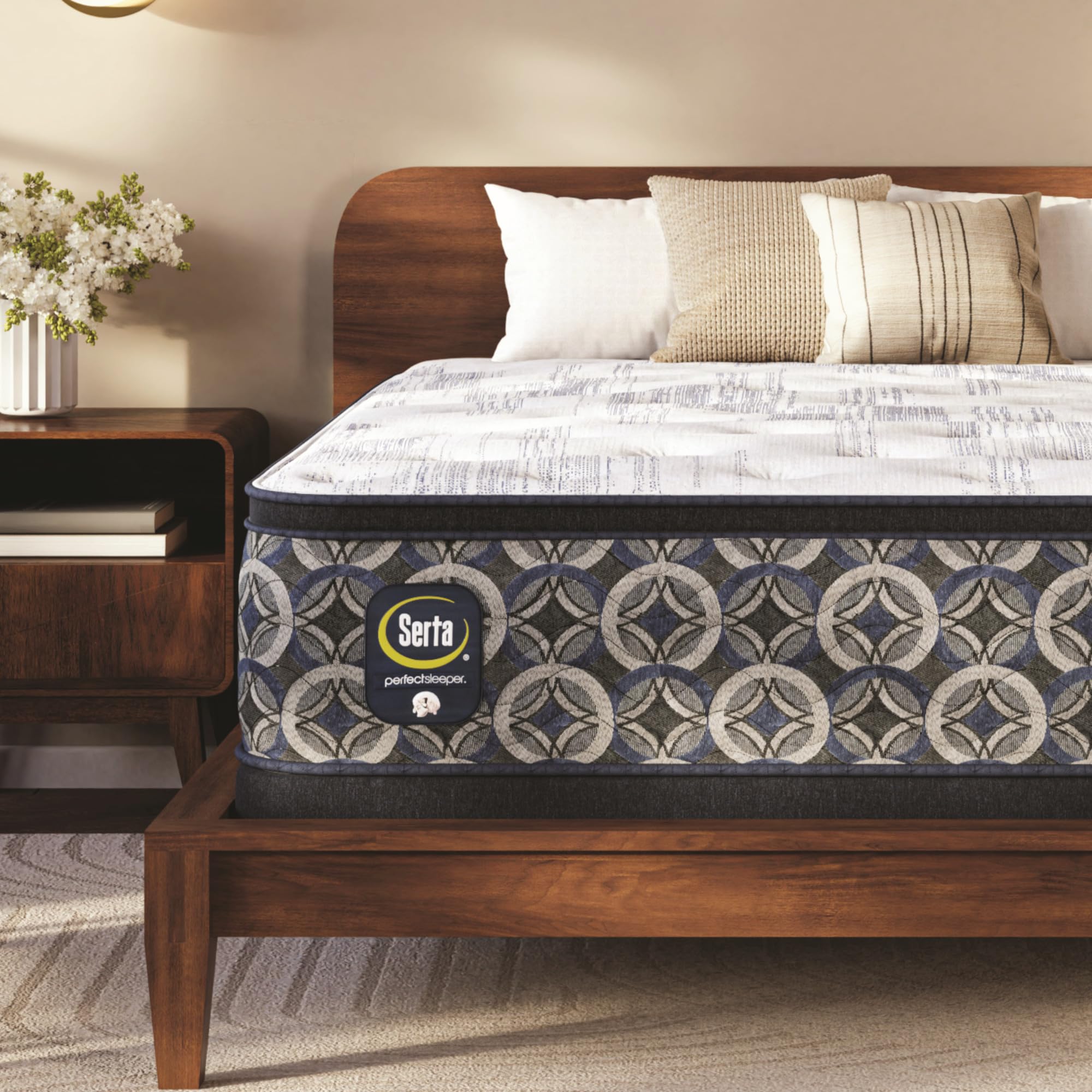 Zinus 10 Inch Full Foam and Spring Hybrid Mattress, Medium Feel