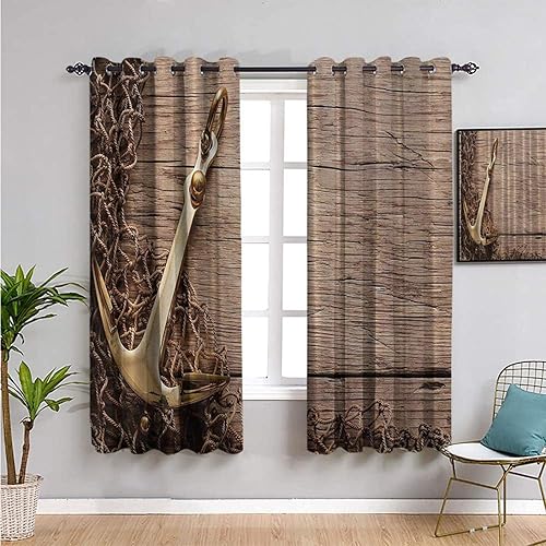 Miniatura 23 de Arcade Machine - Cortinas opacas electrónicas retro de los años 80 y 90, cortinas impresas en 3D, cortinas de oscurecimiento con ojales superiores