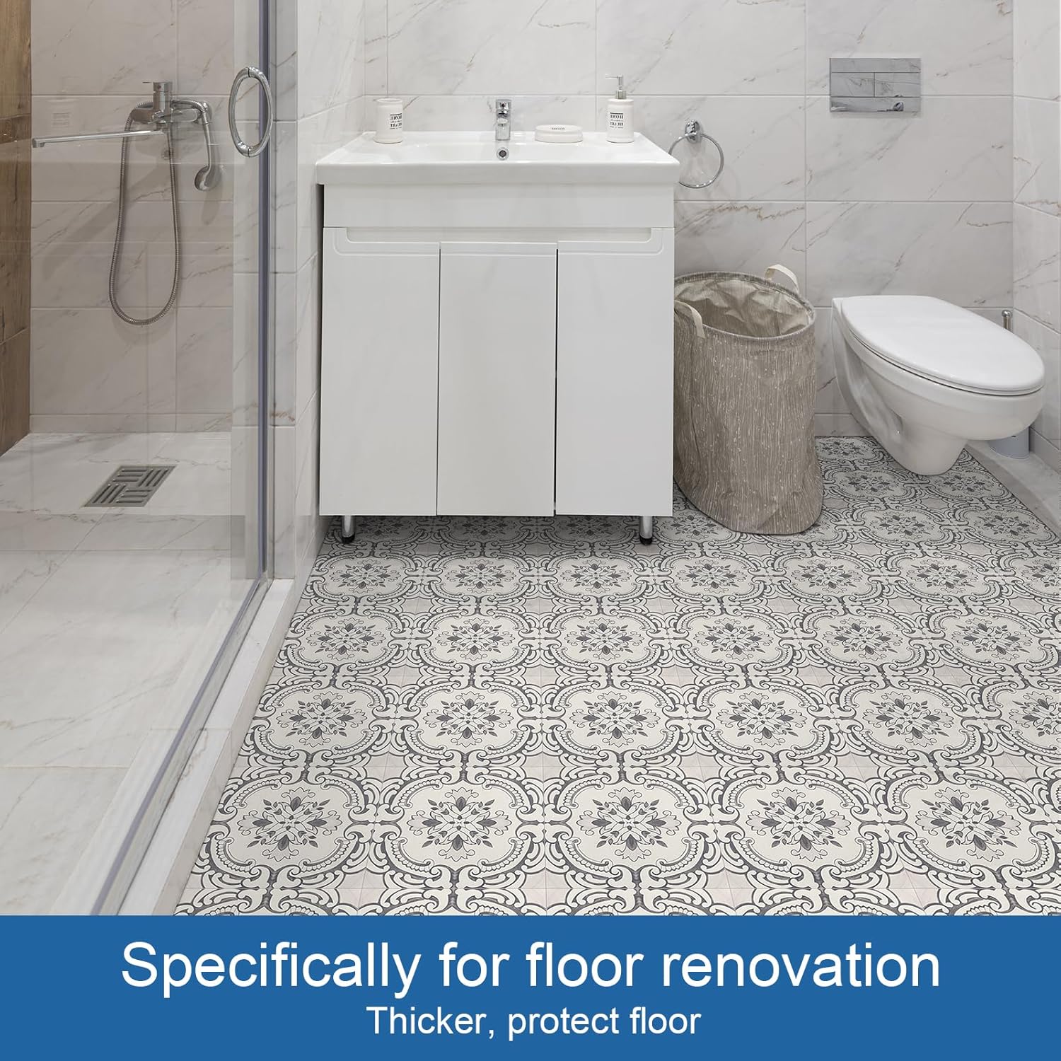 50 Pcs Peel and Stick Floor Tile