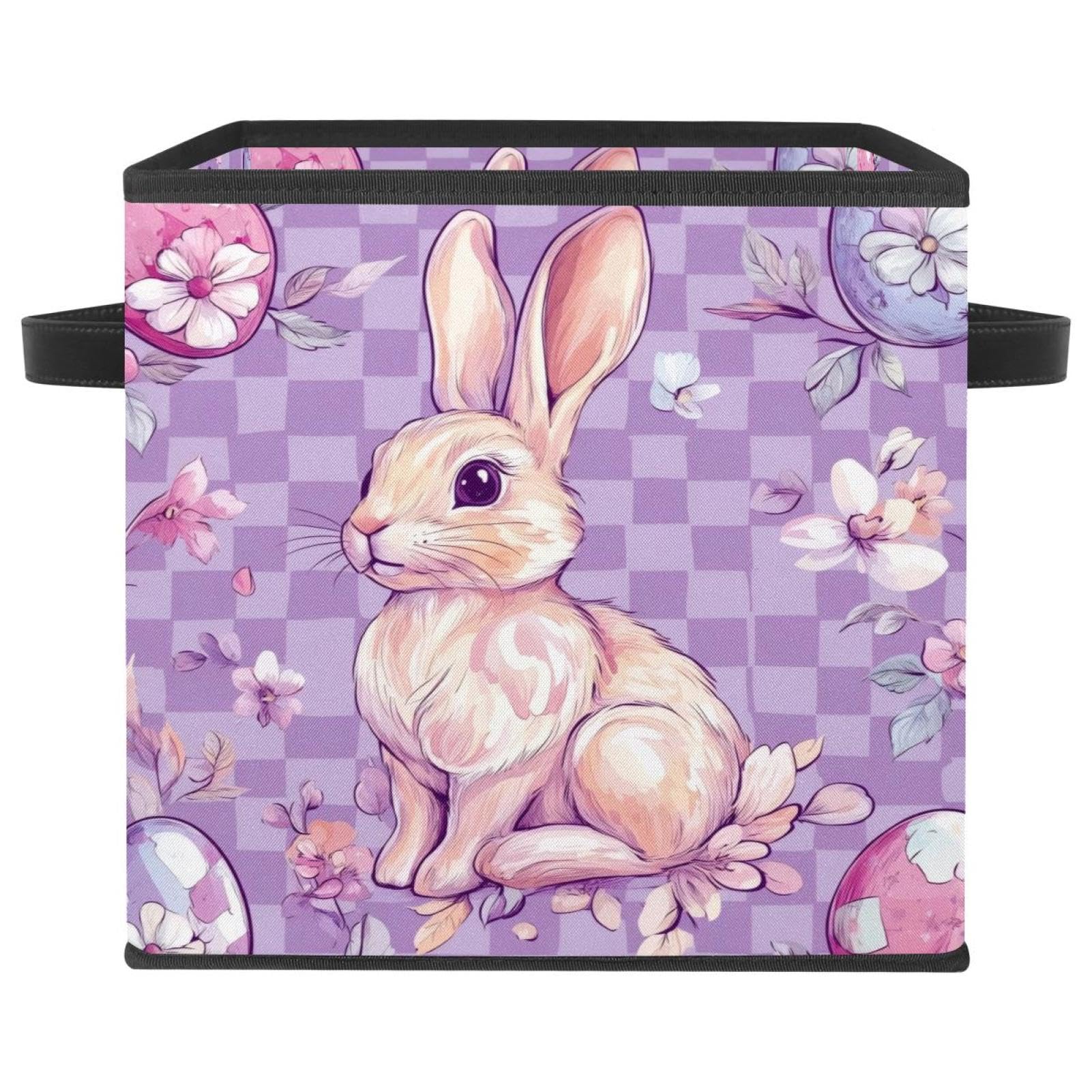 Organiser les vêtements des enfants avec le bac lapin violet pour étagère