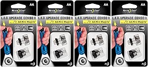 Nite Ize Combo de actualización LED II compatible con AA Mini Maglite