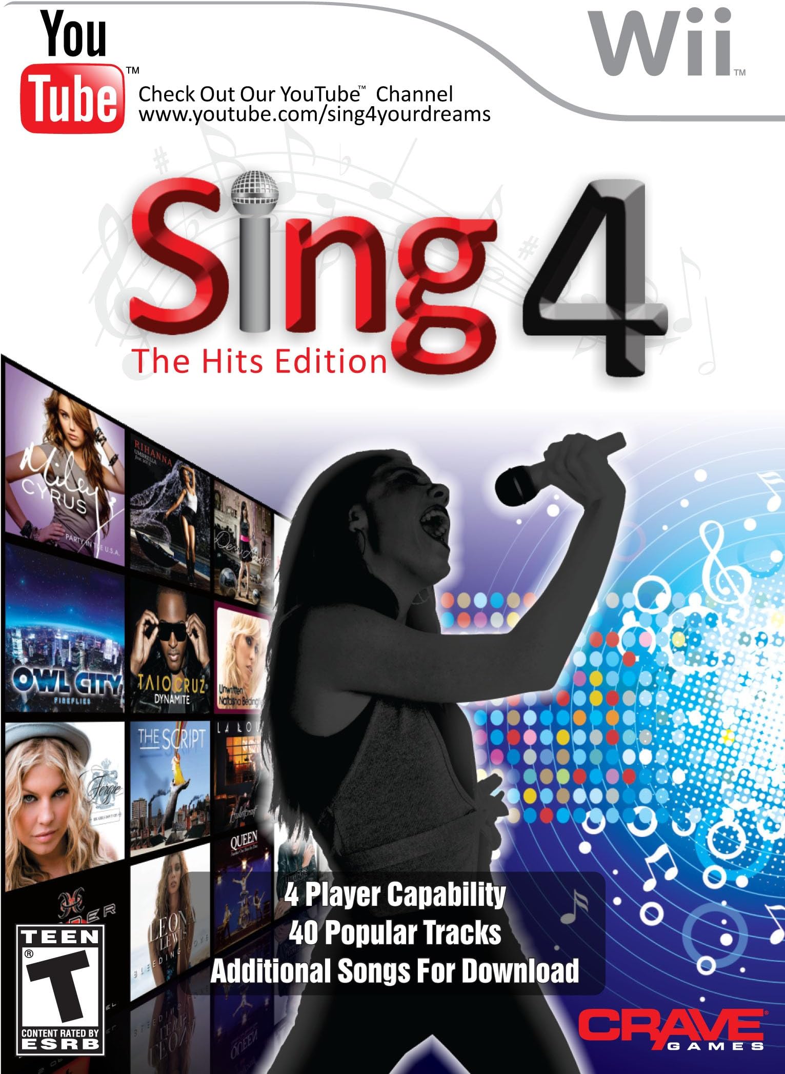 Sing 4: The Hits Edition with Microphone - Nintendo Wii
