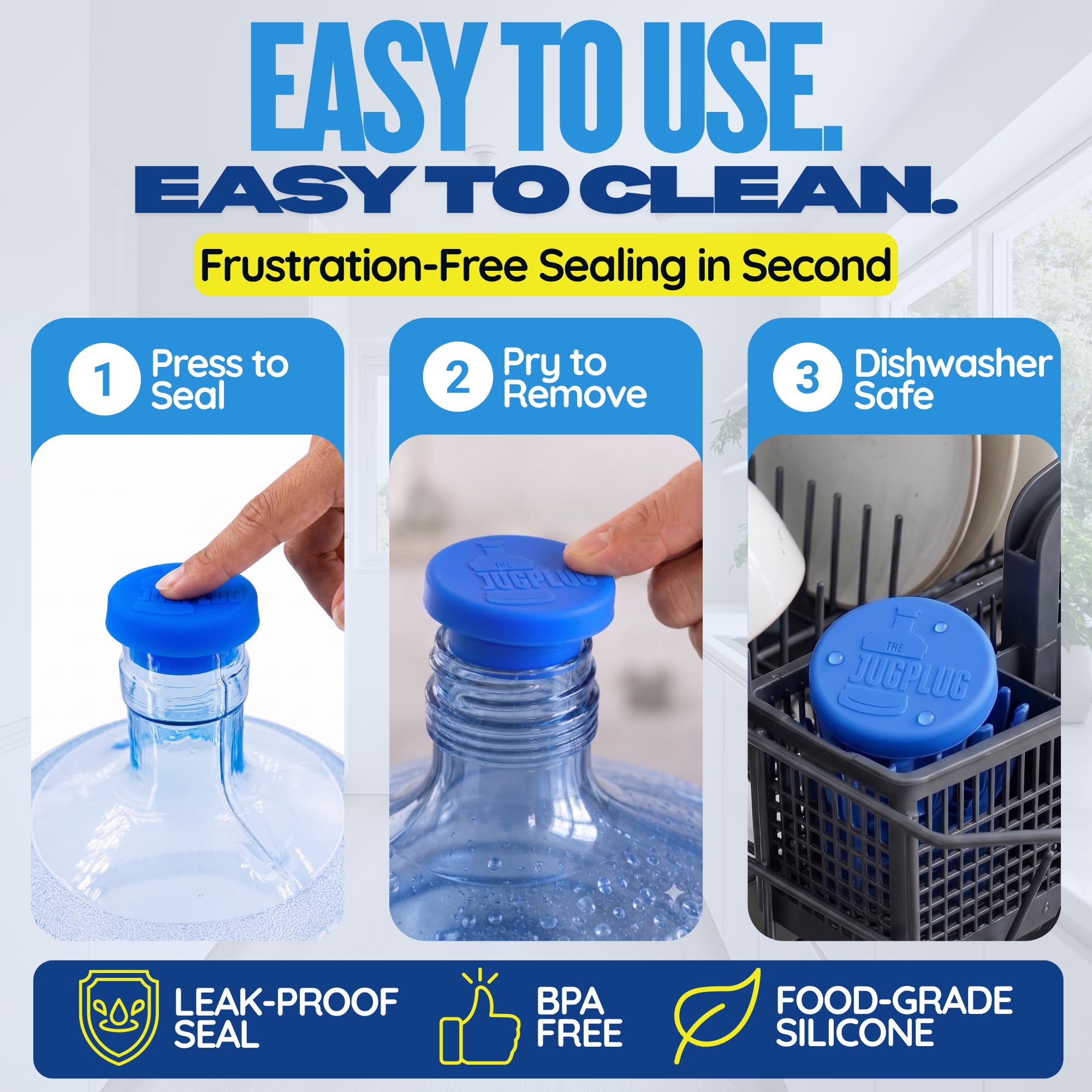 Jug Plug 5 Gallon Water Jug Cap - Leakproof! -6