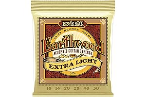 Ernie Ball Earthwood Acoustic Guitar Strings: The Perfect Blend of Warmth and Clarity