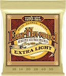 Ernie Ball Earthwood 80/20 Bronze Light Acoustic Guitar Strings 4 pack - 11-52 Gauge (P02404)
