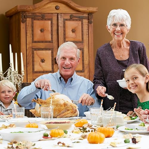Miniatura 5 de Whaline 200 popotes de papel de otoño, pajitas desechables de calabaza en acuarela naranja y blanca, popotes decorativos de otoño para cosecha de