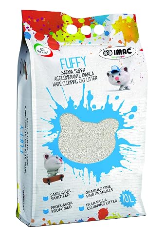 Imac - Arena aglomerante Imac Fuffy para gatos 10 L