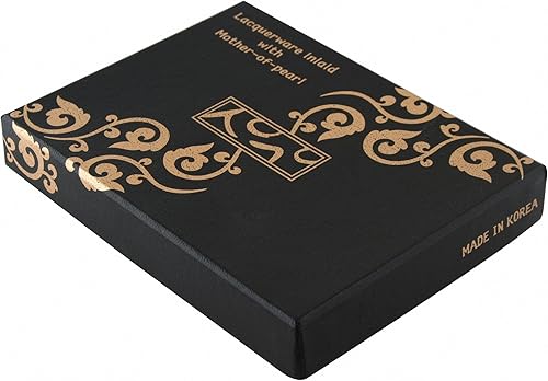 Miniatura 6 de Diseño de madreperla de ciervo, conejo y ardilla, metal negro, acero inoxidable, grabado, delgado, para negocios, tarjeta de crédito, tarjetero para