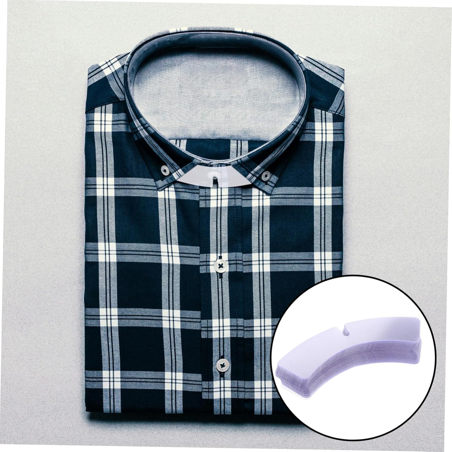 COLLBATH 100pcs Plastic Shirt Collar Stays for Men Collar Support Inserts Prevent Collapse Keep Dress Shirts Stylish and Neat