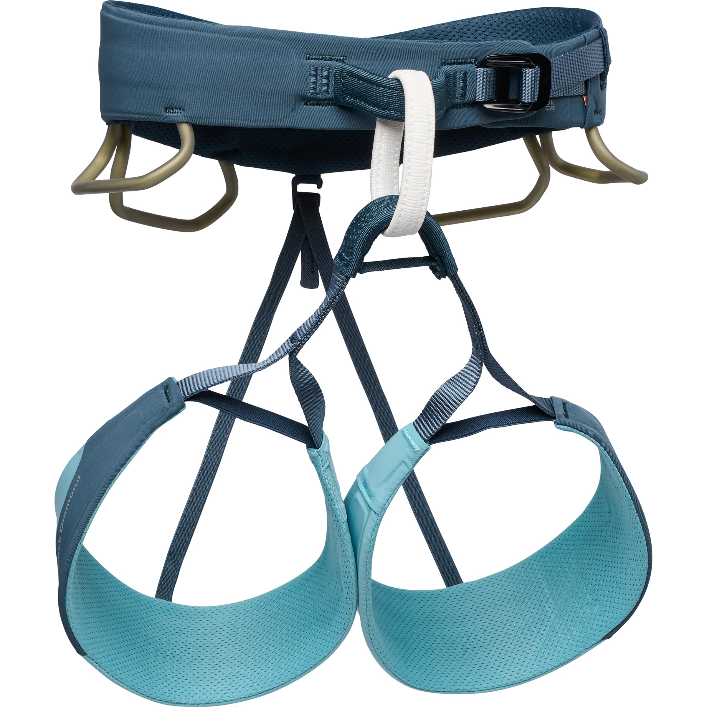 Black Diamond Arnés de escalada para mujer Solution, glacier, L | 84-91 cm