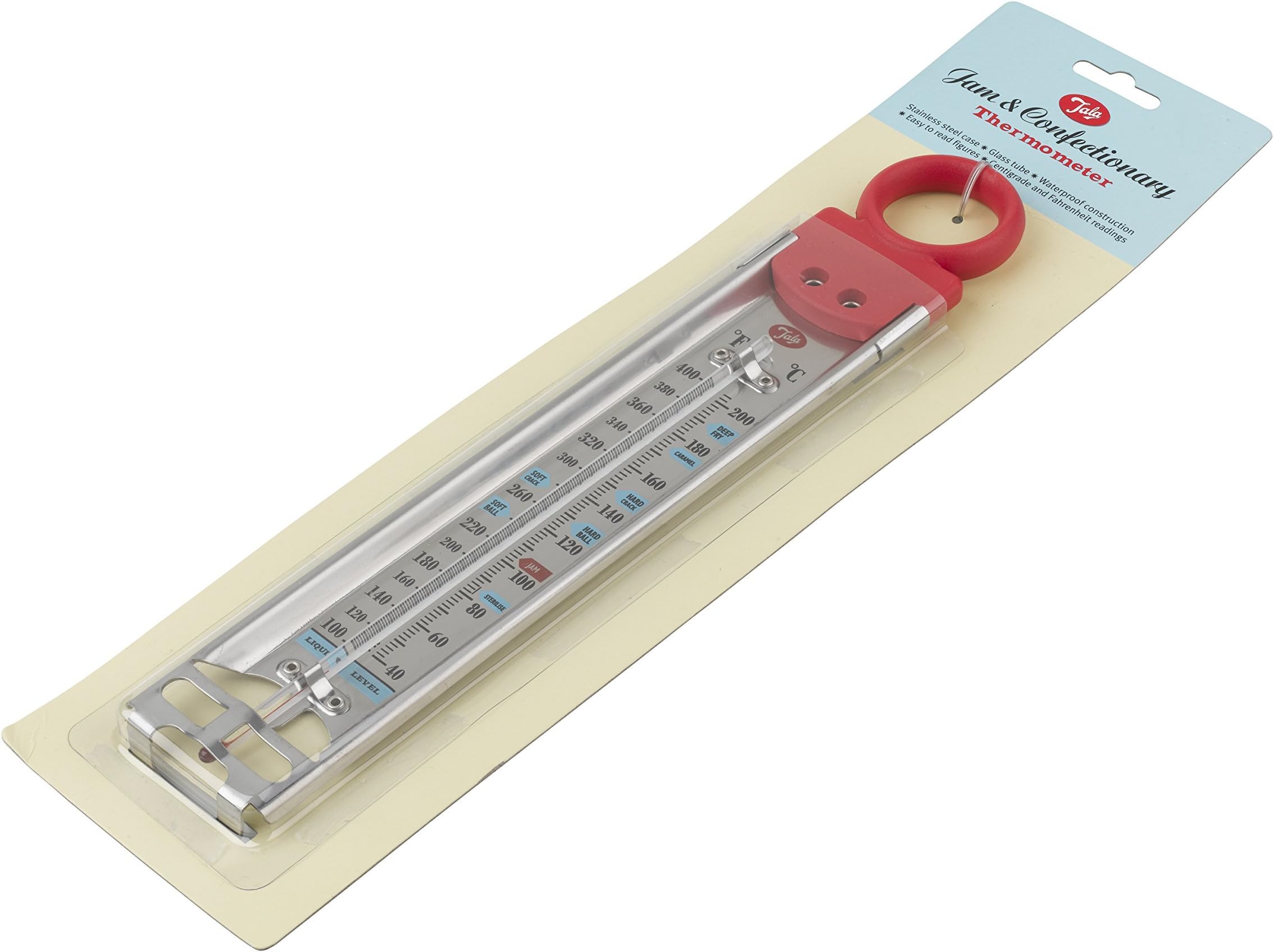 Tala Preserve and Confectionary Thermometer with Red Handle
