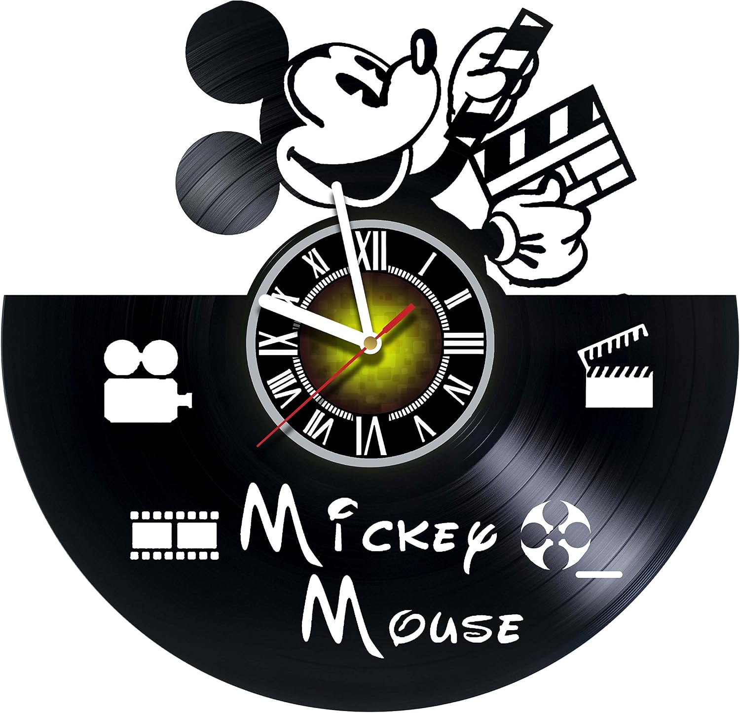Amazoncom Wall Clock Compatible With Clubhouse Mickey Mouse Handmade Vinyl Record Get Unique Bedroom Or Nursery Wall Decor Gift Ideas For Kids And Teens Amazoncom Wall Clock Compatible With Clubhouse Mickey Mouse Handmade Vinyl Record Get Unique Bedroom Or Nursery Wall Decor Gift Ideas For Kids And Teens