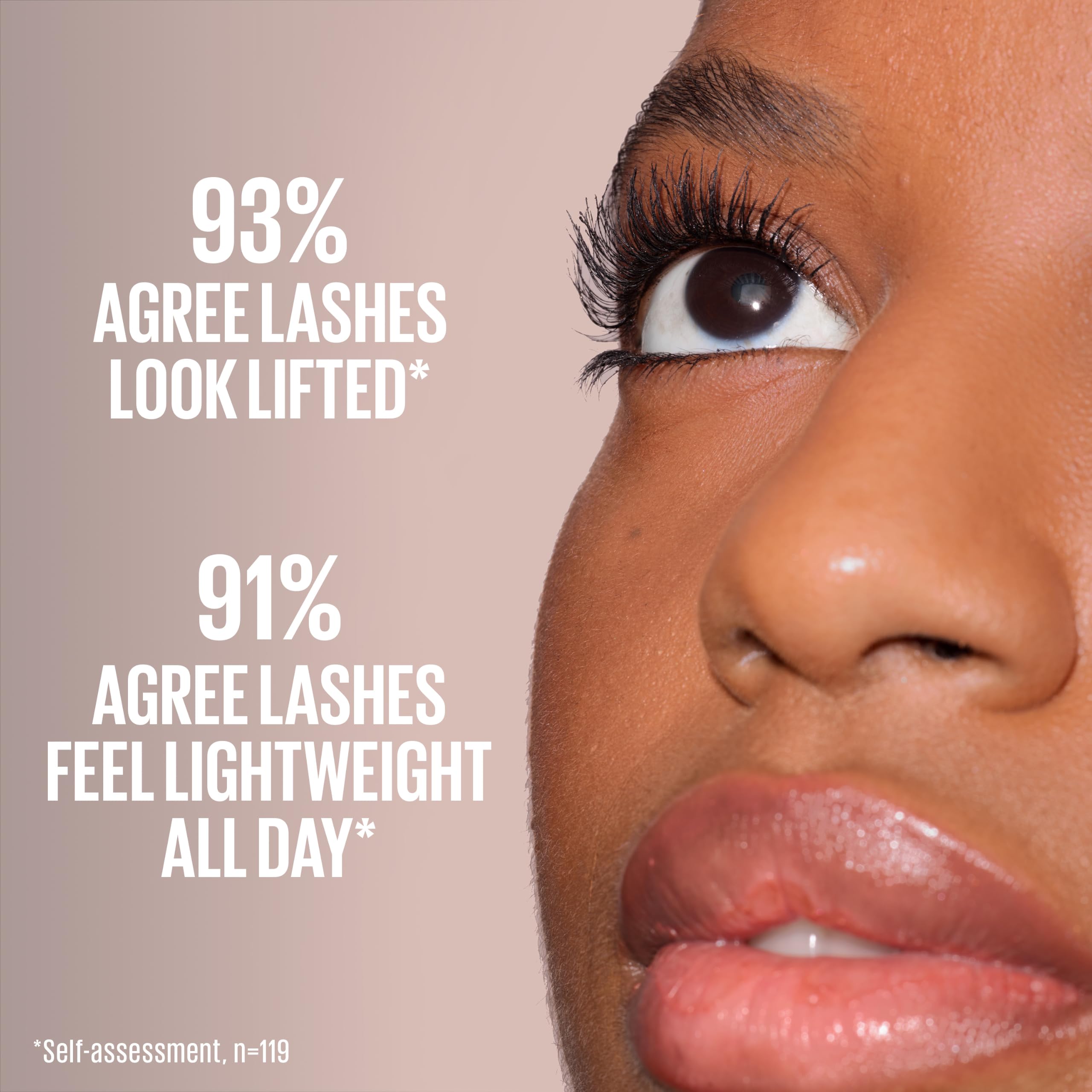 Maybelline New York Body Lash Sensational, mascara zwiększająca objętość, odpowiednia dla wrażliwych oczu, długa trwałość, odporny na rozmazywanie i pot, kolor: czarny,