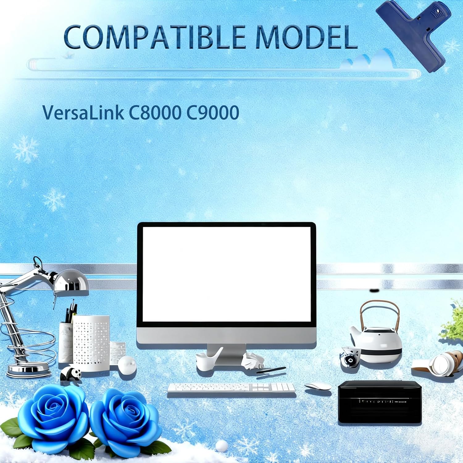 BIVOL Compatible Fuser Unit (110V) Replacement for Xerox 115R00143 High Yield 800000 Pages VersaLink C8000 C9000 Printers (1 Set)