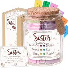 Bible Verse Jar for Daughter – 92 Color-Coded Scriptures of Encouragement, Birthday & Christmas Gift, Christian Keepsake, Daughter-in-Law Gift (Bible Verse Jar For Sister)