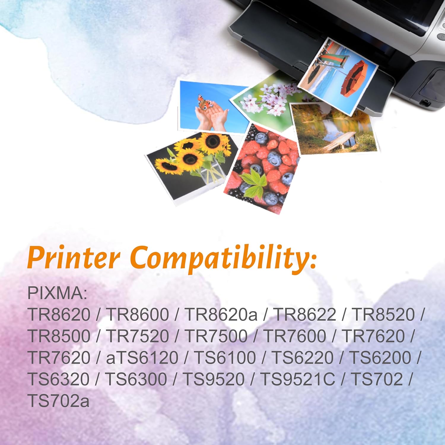 10 Pack 280 281 Ink Cartridge Replacement for PGI 280XXL CLI 281XXL Ink Cartridges (PGBK Black Cyan Magenta Yellow) for TR8620a TR8520 TR8620 TR8600 TR7520 TS6120 TS6220 TS9120 TS6320 Printer