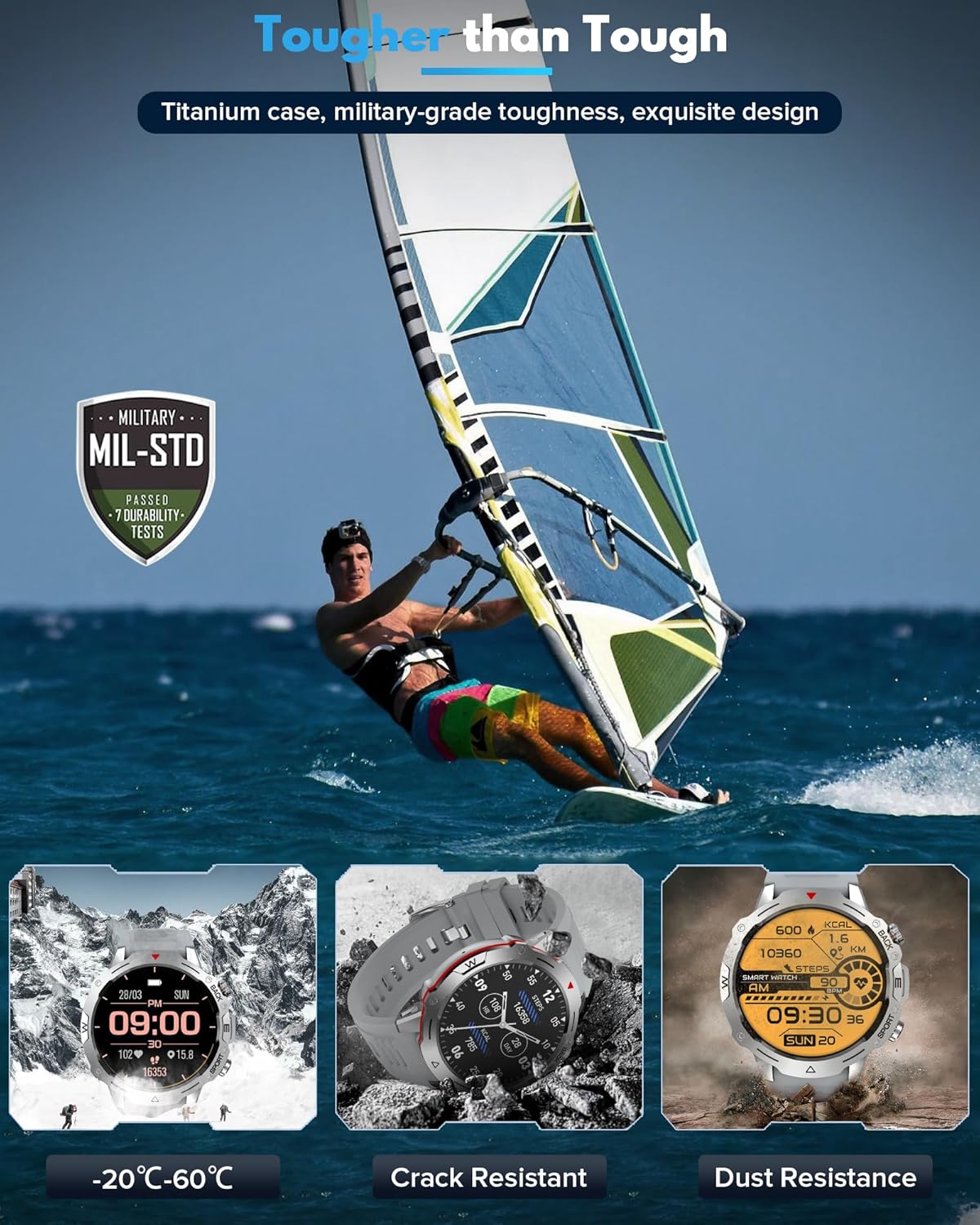 AVUMDA G102 Smart Watch durability features