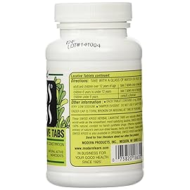 Swiss Kriss Herbal Laxative Tablets, Natural Laxatives for Constipation Relief, Senna Laxative, 250 tablets, (Pack of 2)