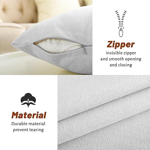 Miniatura 5 de Fundas de almohada navideñas con diseño de hojas de acebo, diseño vintage de bayas de primera calidad, fundas de almohada de lino suave,