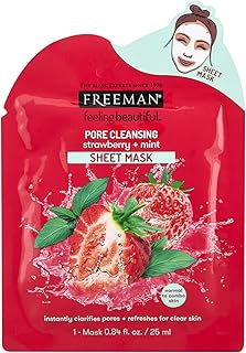 Freeman - Mascarilla facial de fresa+menta pa...