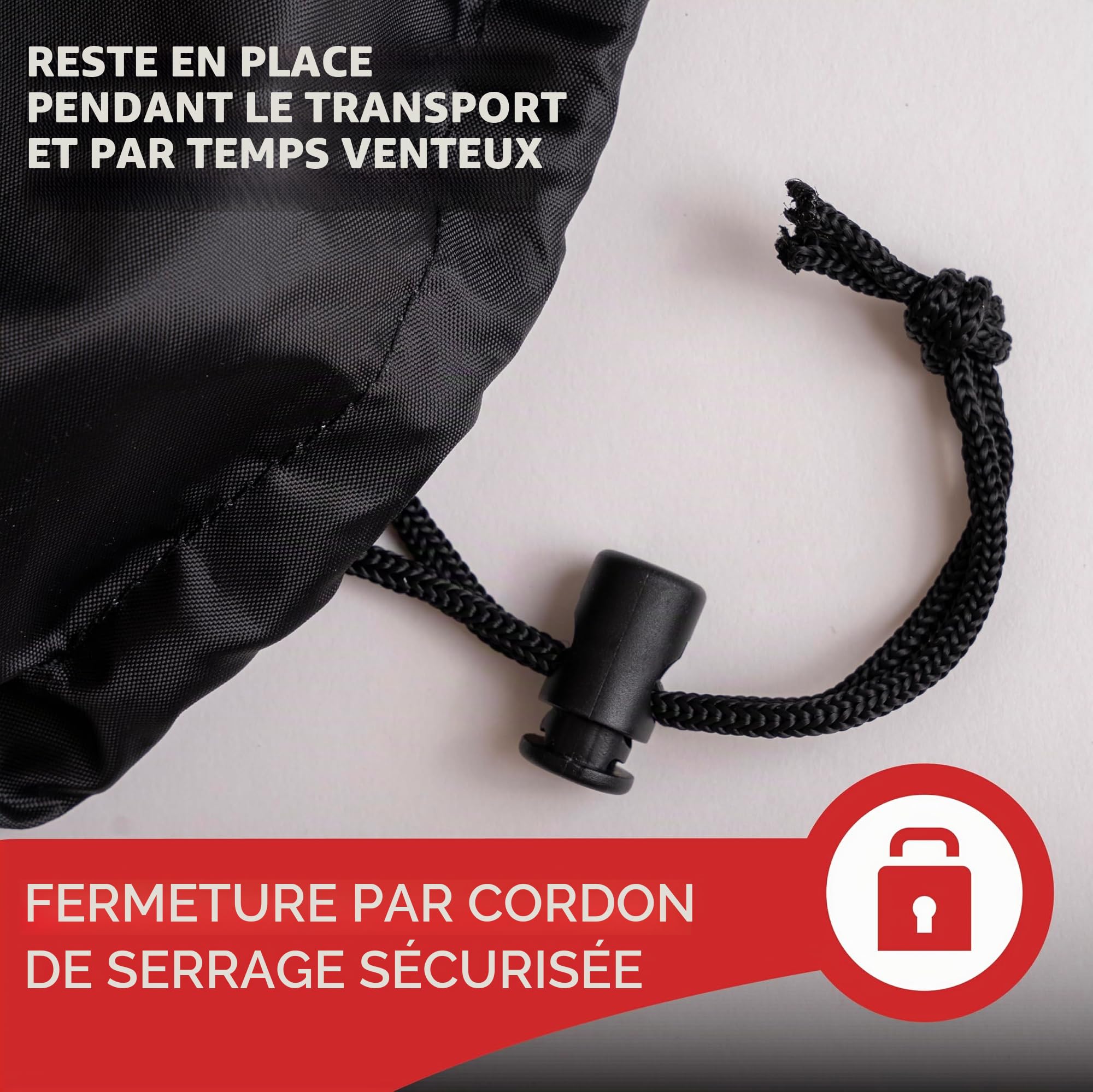 Tough Cover Housse de protection XL pour tracteur à gazon en tissu 600D de qualité marine, ajustement universel, protection contre l'eau, les UV, la saleté, le vent pour le stockage extérieur de