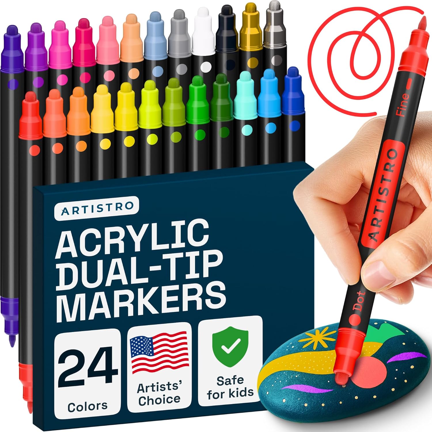 Artistro acrylic paint markers