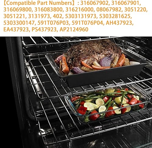 Miniatura 7 de 316067902 Estante para horno para Frigidaire, Kenmore Oven 316069800, 316083800,22-78" x 16-14"(2 unidades)