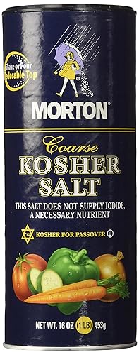 Morton Sal kosher gruesa, 16 onzas (paquete de 3)