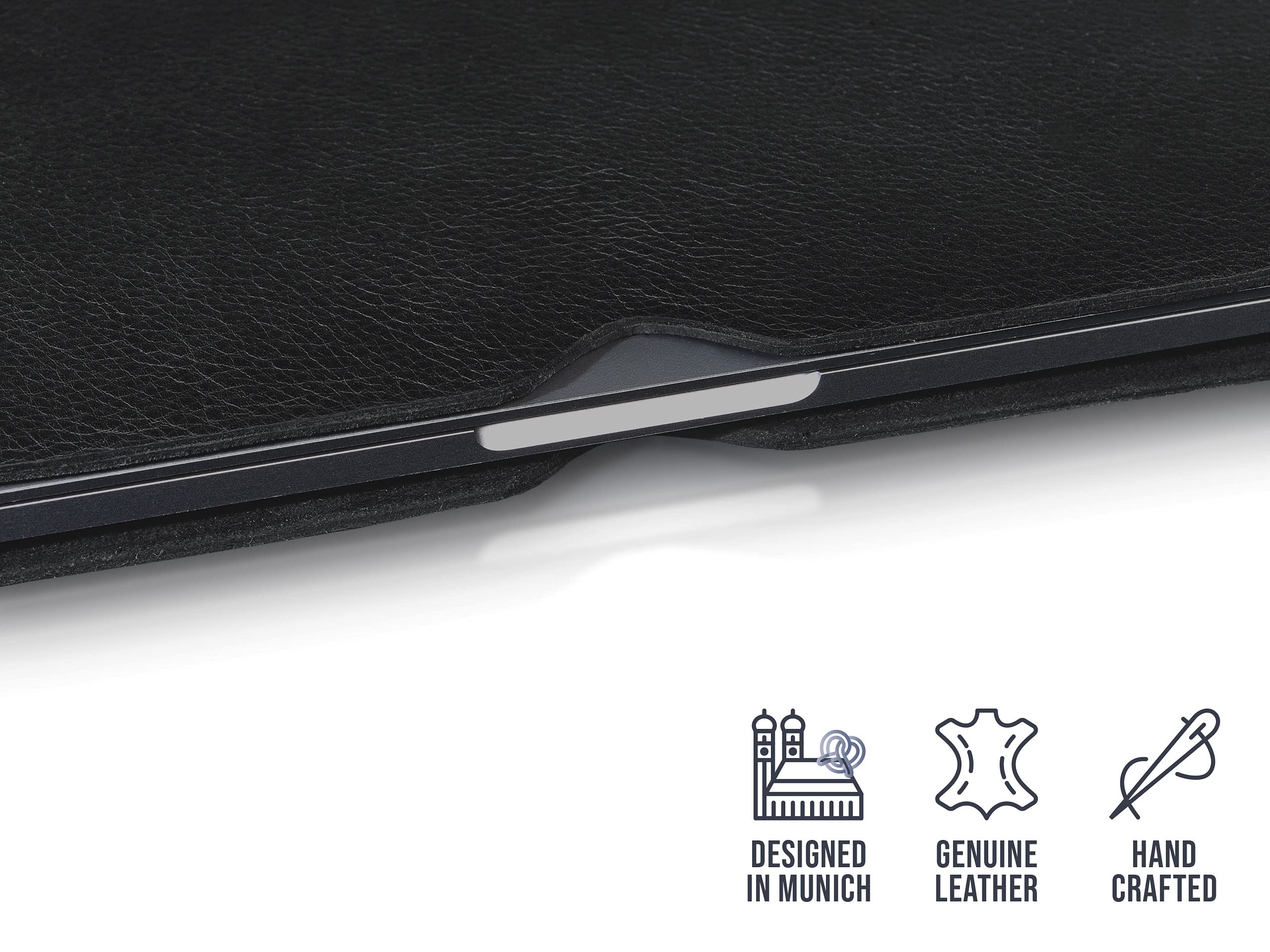 Funda de Piel Avior para MacBook Air y MacBook Pro de 13 Pulgadas – Funda de Piel I Funda Cover Case Sleeve Apple M1 M2