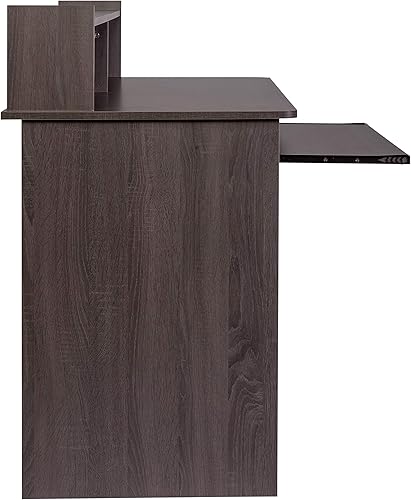 Miniatura 16 de OneSpace - Escritorio para computadora, Madera, Negro Negro -,Roble gris,Blanco,https://www.amazon.com/dp/undefined