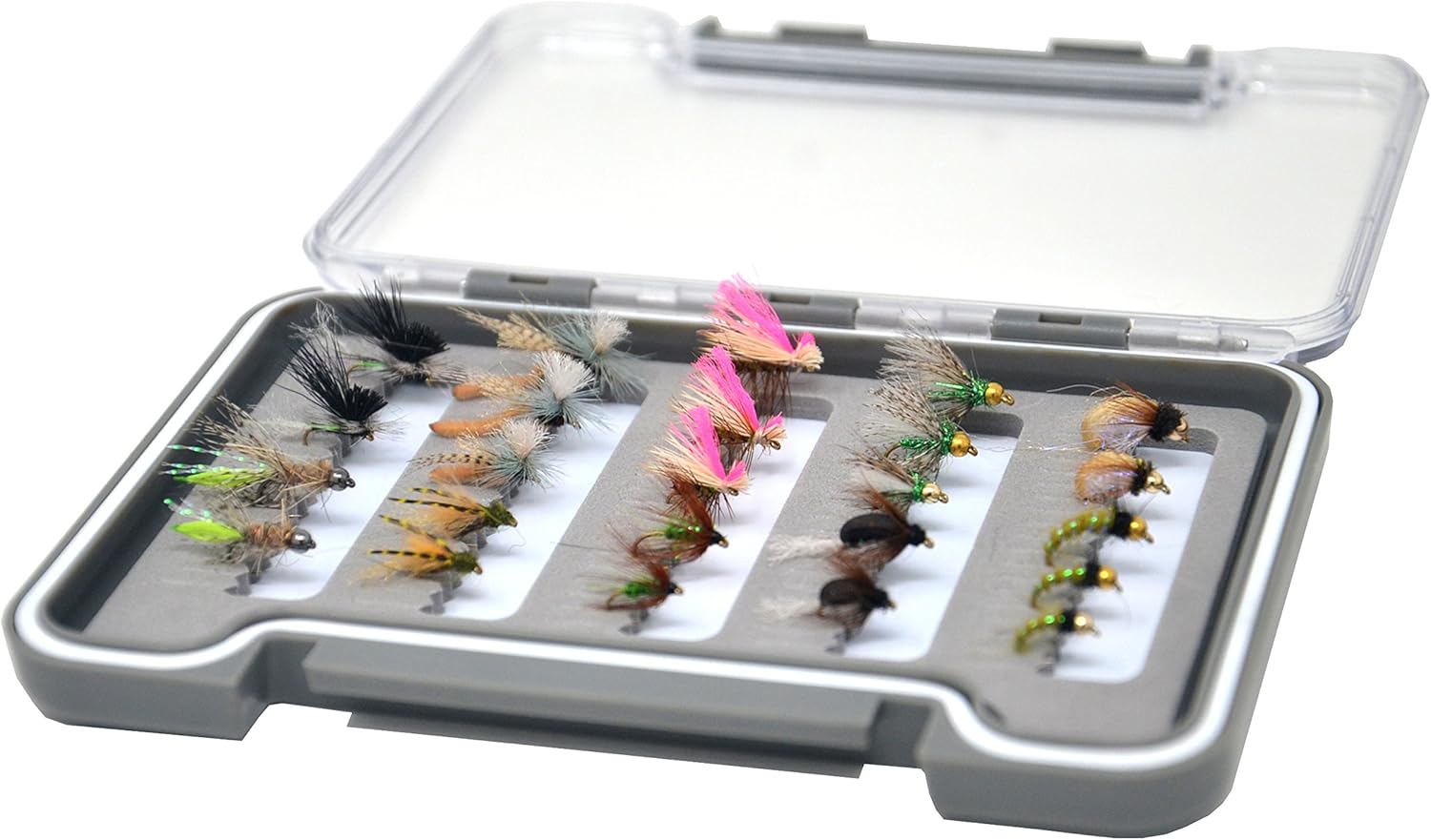 Outdoor Planet 12 Adams Parachute Dry Flys Trout Flies Fishing Lure Assortment for Trout Fly Fishing Flies : Sports & Outdoors