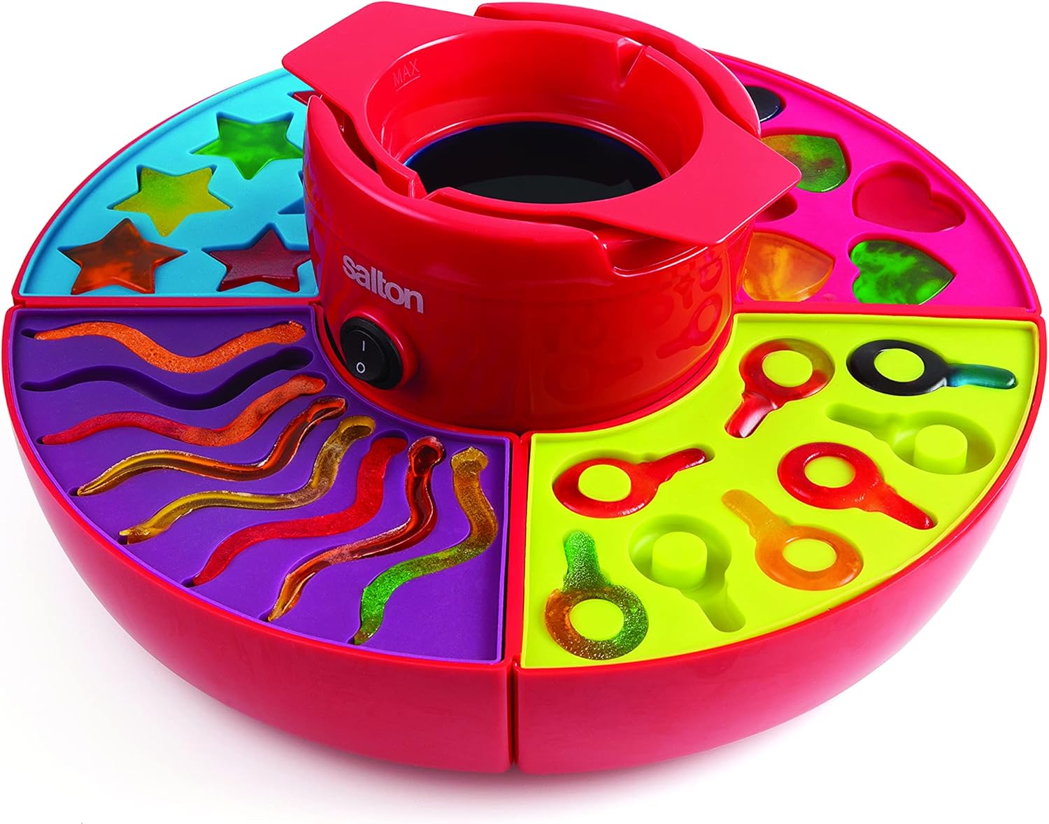 Salton Treats Gummy Candy Maker Create Fun Shapes with Silicone Molds
