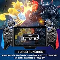 Vista 2 de Controlador de interruptor para Nintendo SwitchOLED controlador de Joypad de una pieza de repuesto para Nintendo Switch Pro control remoto