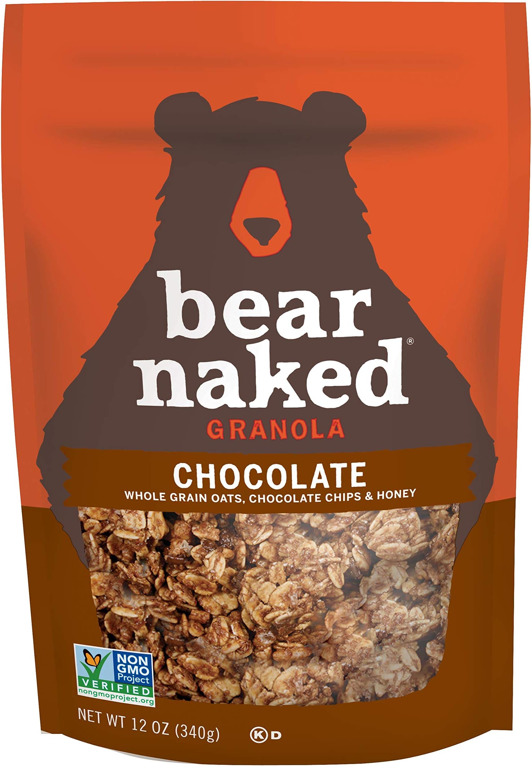 Bear Naked, Granola, Chocolate, Kosher Dairy and Non-GMO Project Verified, 12oz Bag