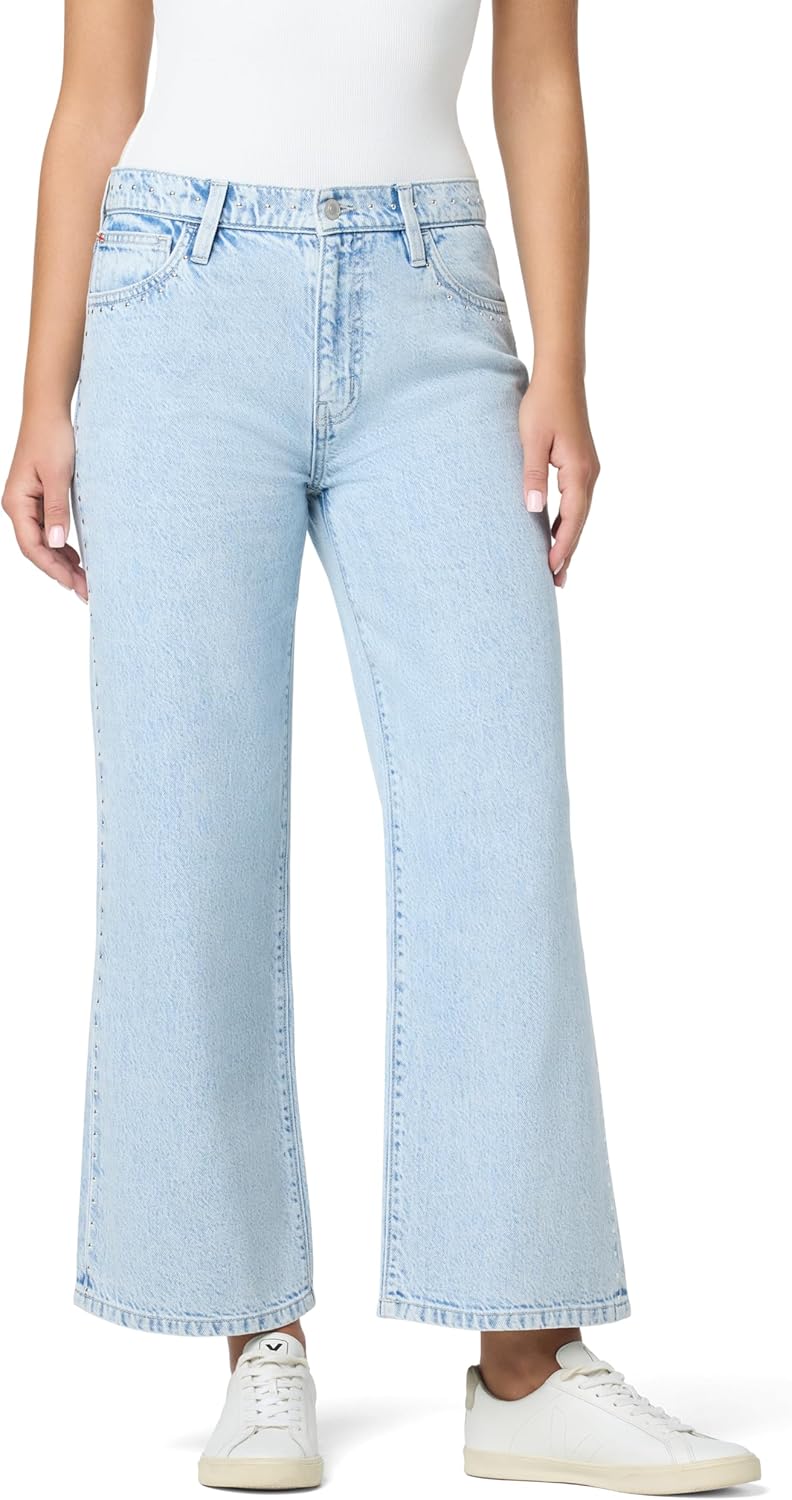 Hudson Women's Rosalie High Rise Wide Leg Ankle Jean