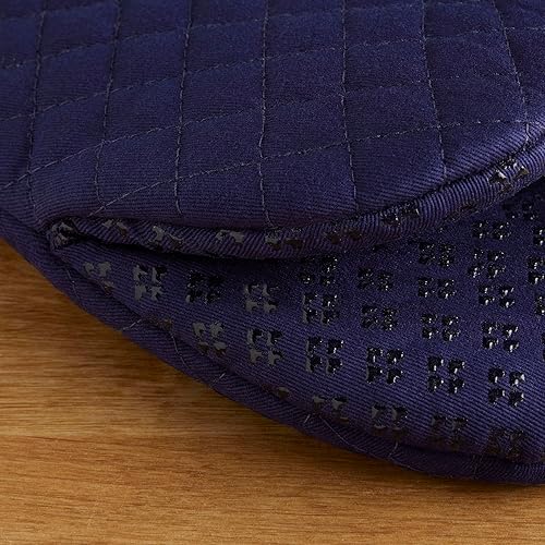 Miniatura 3 de KitchenAid Asteroid - Juego de manoplas para horno mini, 5.5 x 8 pulgadas, azul cobalto, 2 piezas