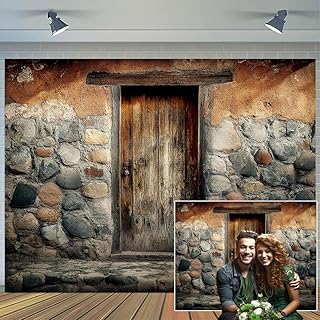 10X8ft Stone Wall Photo Backdrop Ancient Jerusalem Buildings Photography Background, Bethlehem Roman Church Israel Backdrops Photo Booth Prop Decorations Wall Decor Tablecloth