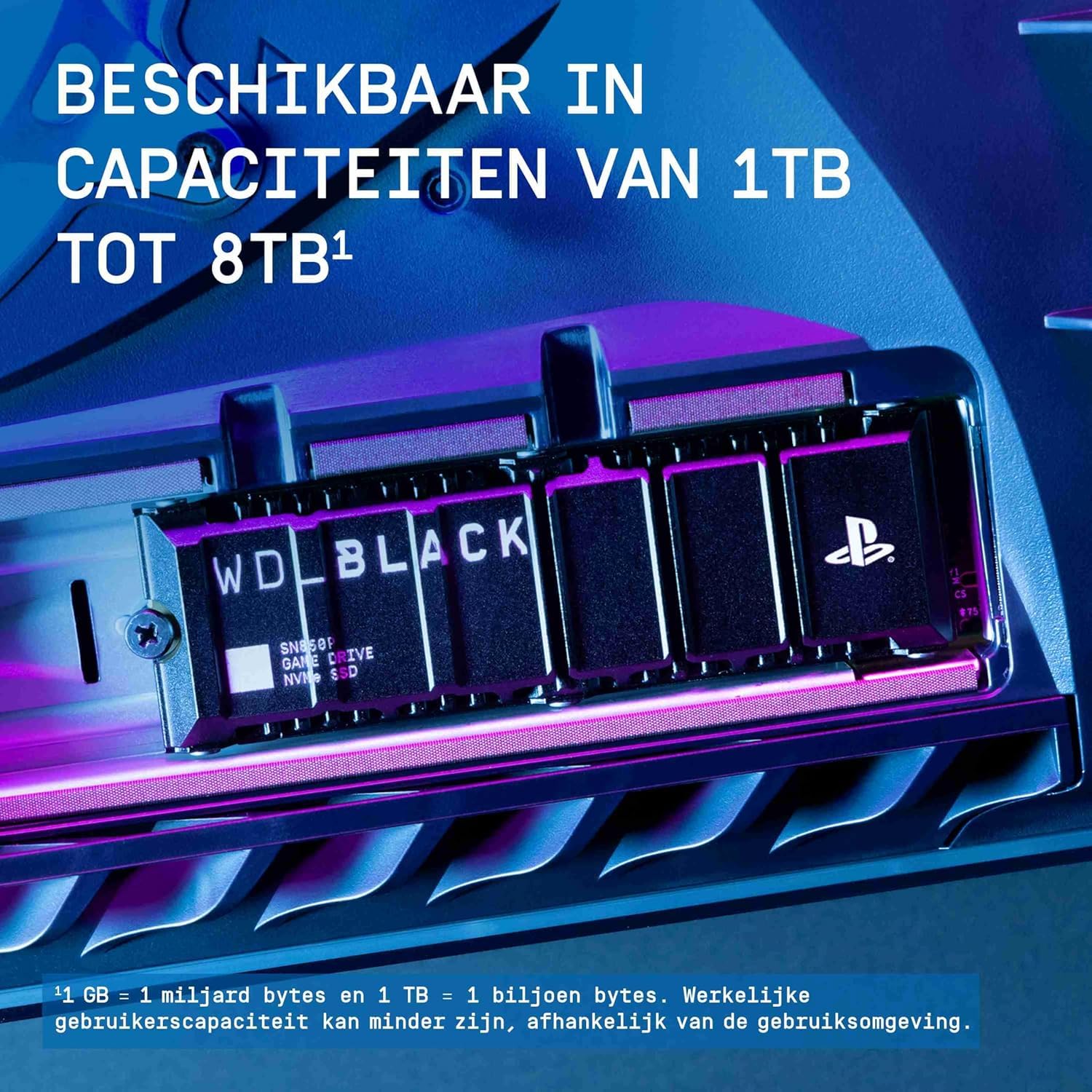 WD_BLACK SN850P NVMe SSD Voor PS5-Consoles 2 TB SSD-Opslag Voor
