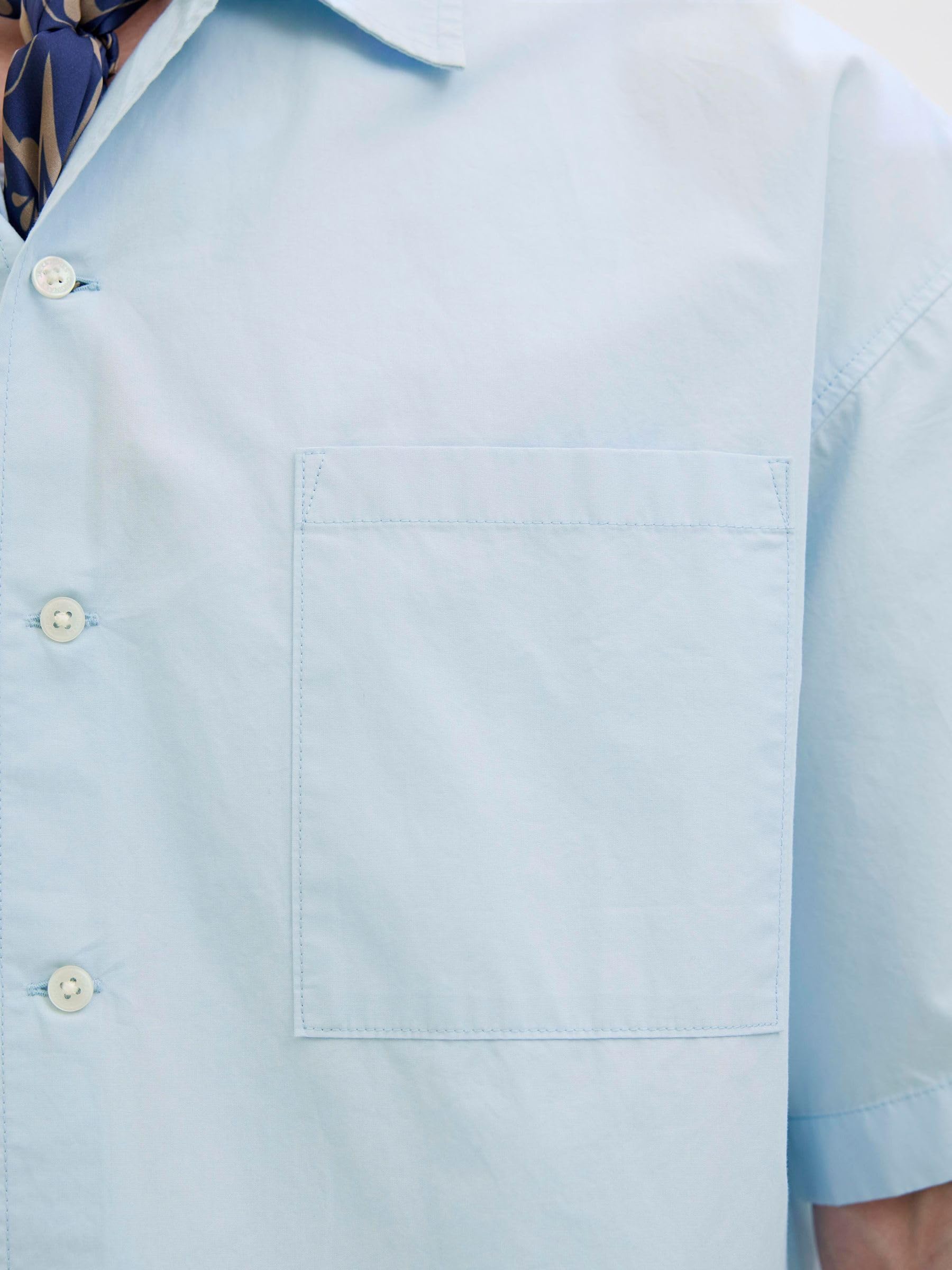 Jorbellagio Poplin Shirt Ss, Cloud Dancer, XL