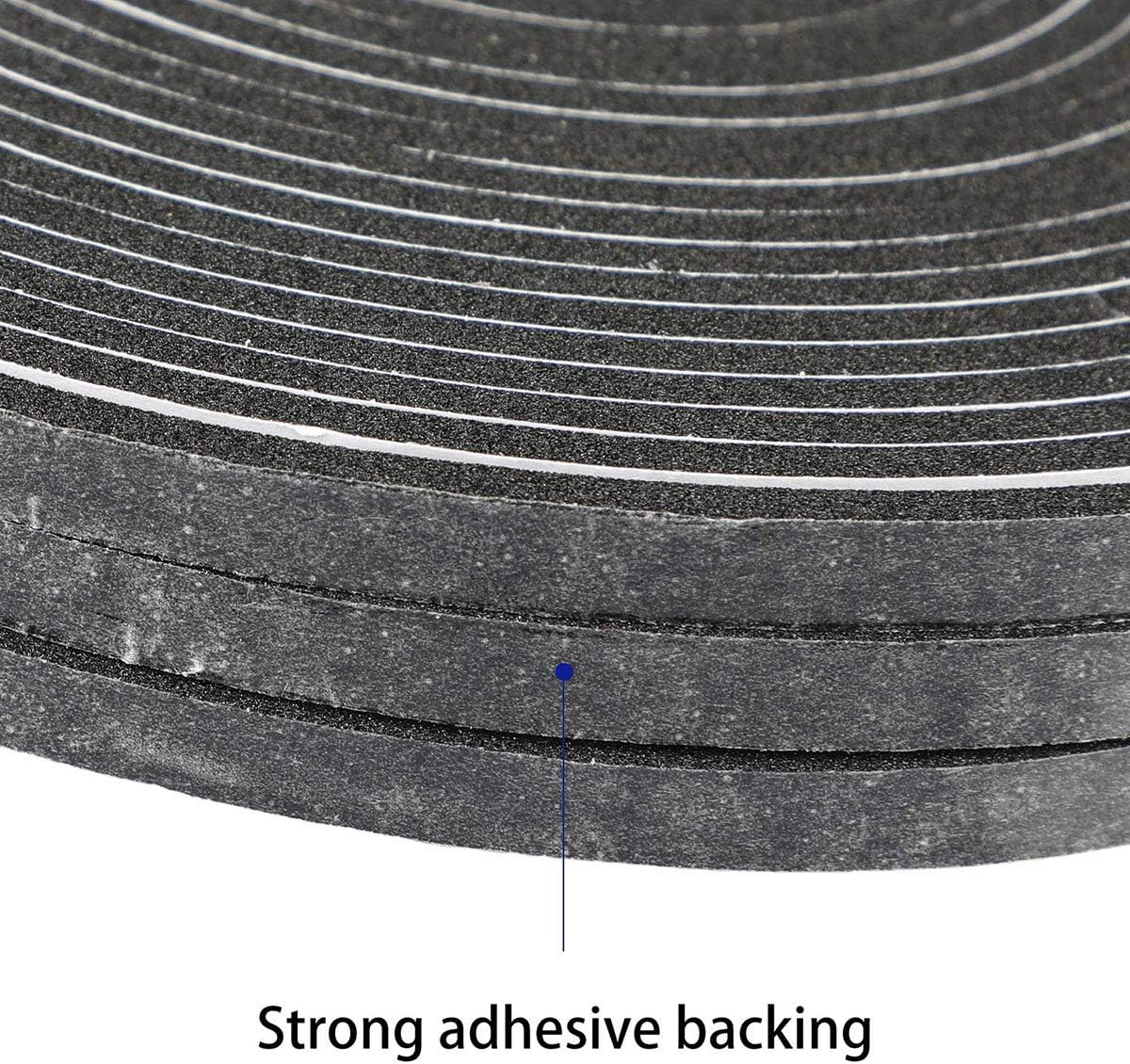Blасk Frіdау - 40% оƒƒ High Density Foam Tape Waterproof Sealing Strip CR Strips Neoprene Single-Sided Adhesive EVA Seal 2in X 1/4in X 13Ft
