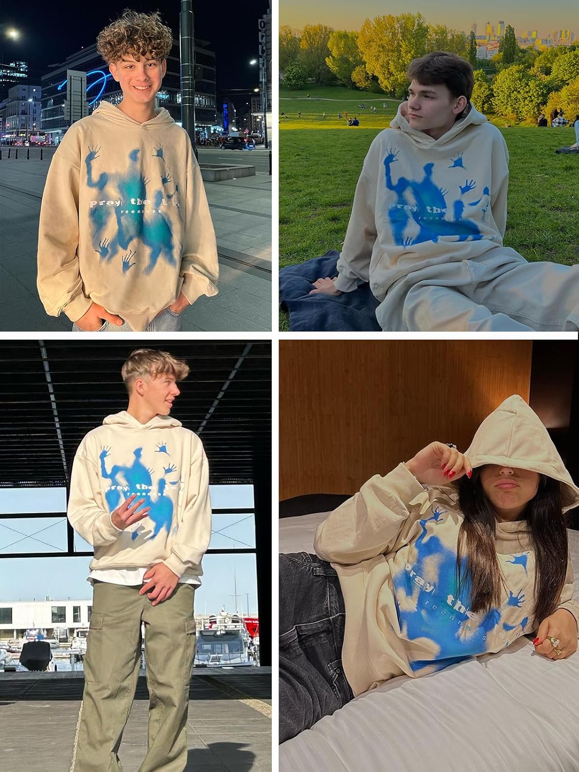 Vamtac Mens Oversize Graphic Hoodie Vintage Y2K Sweatshirt Cotton Fashion Hip Hop Pullover for Men and Women - Image 4