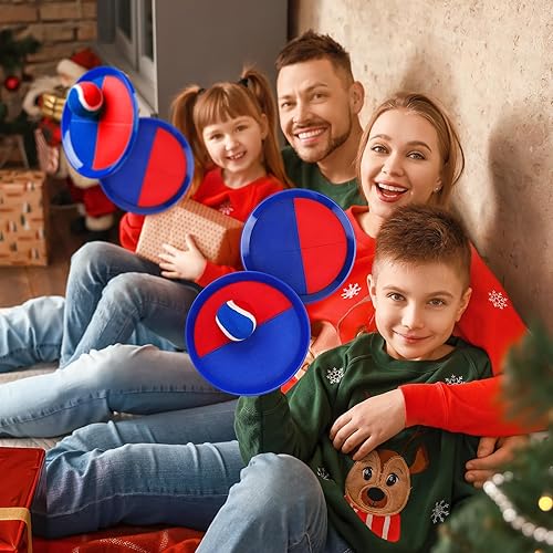 Miniatura 8 de EVERICH - Juego de pelota de lanzamiento y captura mejorado, juegos al aire libre para niños, juguetes al aire libre, juegos de patio, juguetes