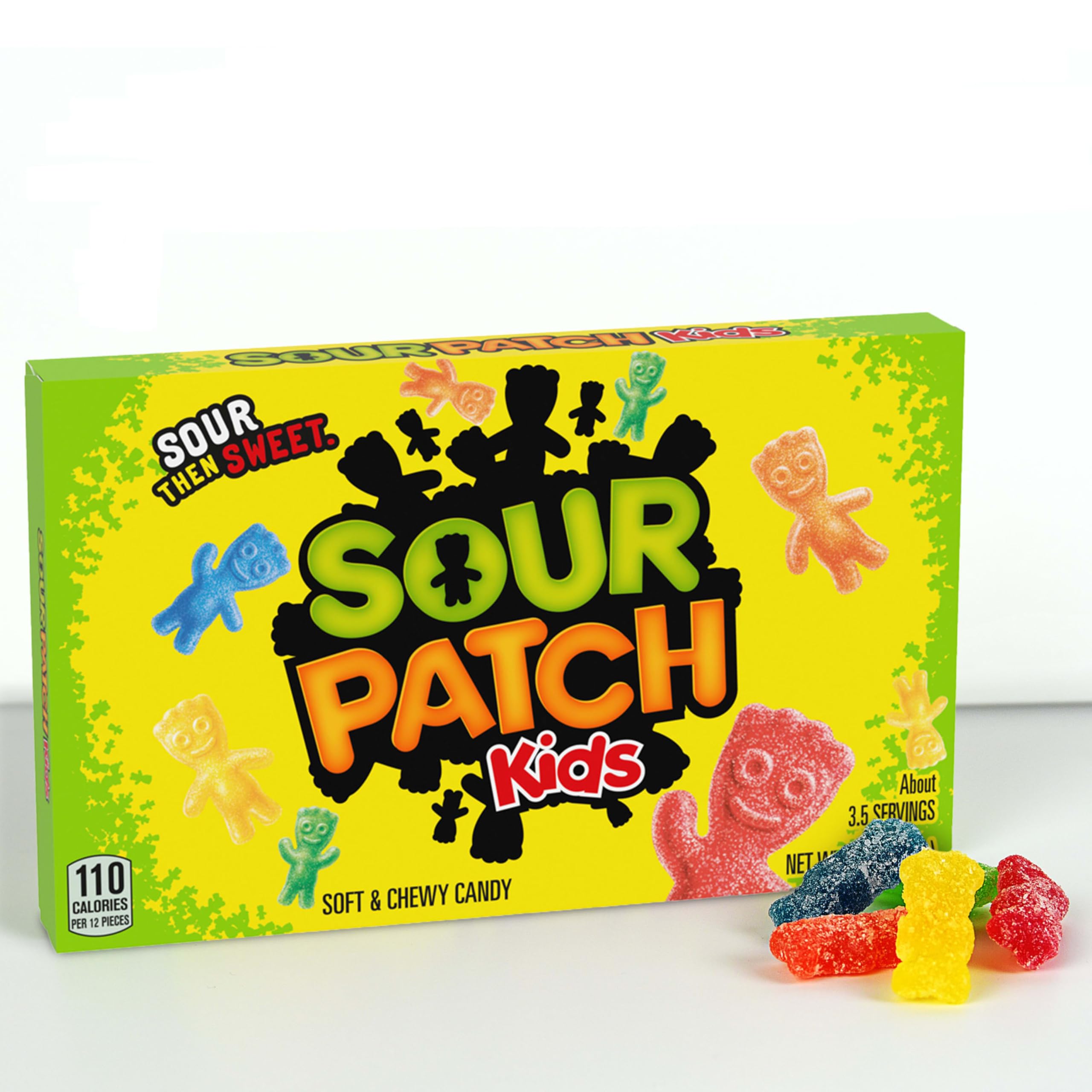 SOUR PATCH KIDS Confezione regalo di caramelle gommose morbide e gommose, confezione regalo, 8 ct | 8 scatole singole da 99,2 g, caramelle sfuse