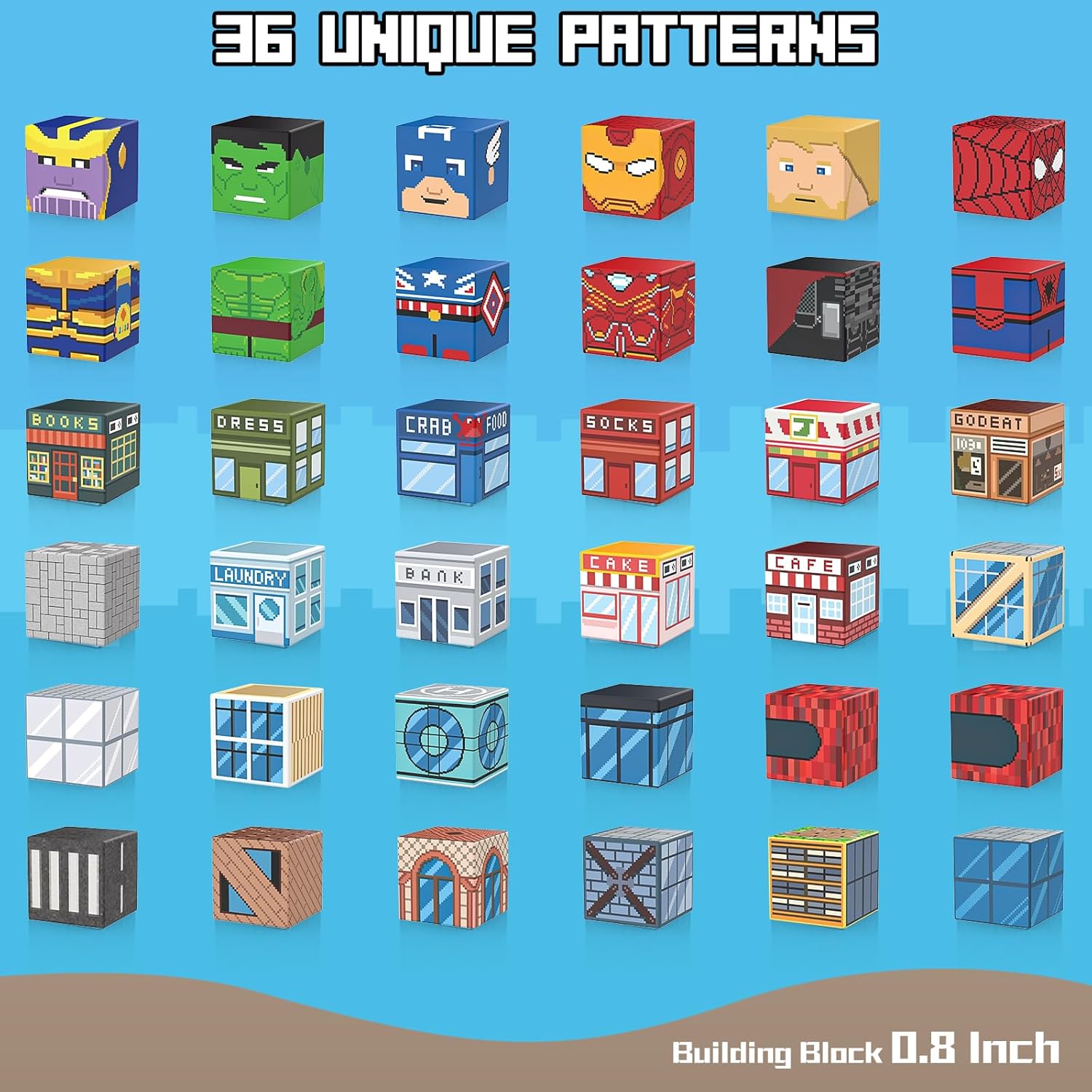 Growsland Magnetic Blocks - 200PCS Magnets Cubes, Magnetic Building Blocks STEM Montessori Sensory Toys for 3 4 5 6 7 8-13 Year Old Boys Girls Birthday for Kids