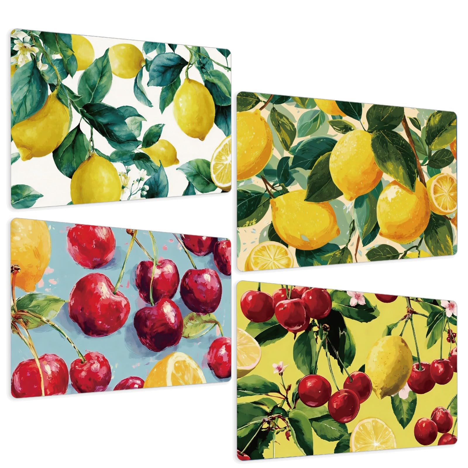 Set de table antidérapant lot de 4 format 30x42cm lavable PVC cuisine et restaurant
