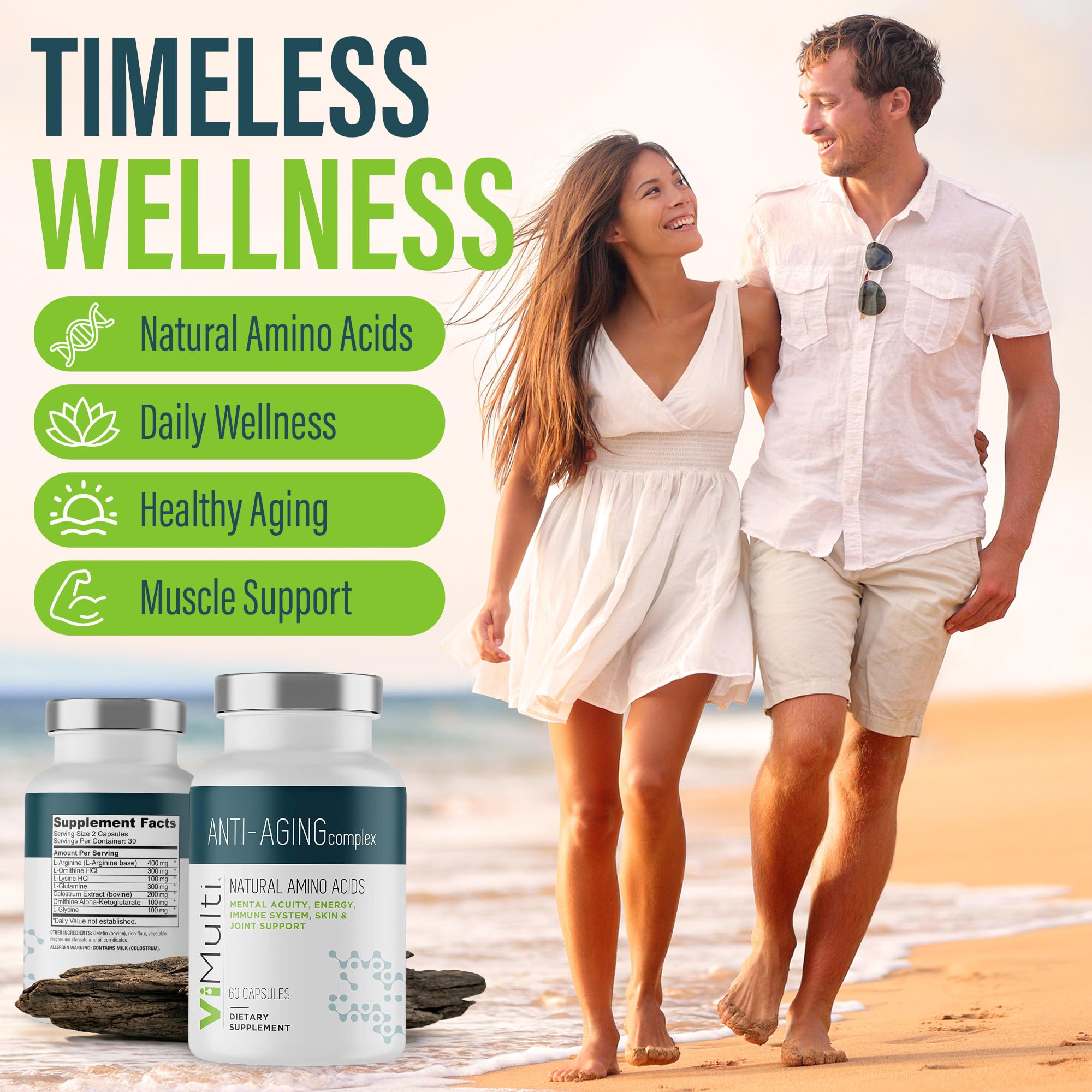 Anti-Aging Complex - Amino Acid Dietary Supplement - 60 Capsules — Amazon image 8
