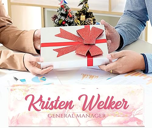 Miniatura 5 de Placa de nombre de escritorio personalizada, placa de nombre personalizada para escritorio, decoración de escritorio de oficina para mujeres y