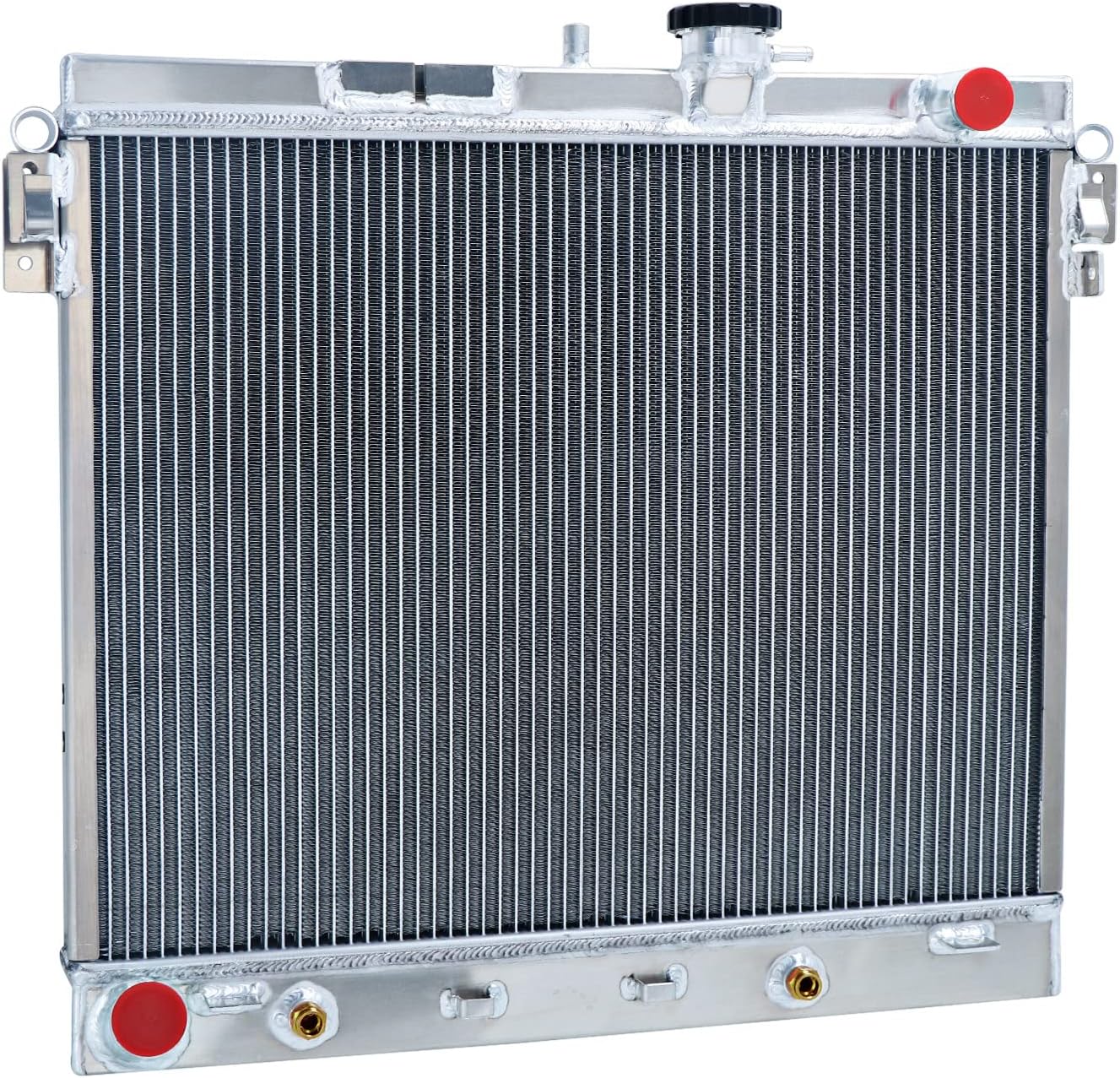 CU2855 3 Row Aluminum Radiator for 2006-2012 Chevy Gmc Colorado Canyon Hummer H3 H3T 3.5L 3.7L 5.3LRadiador Downflow Radiators 2007 2008 2009 2010 2011 06 07 08 09 10 11 12